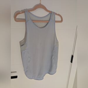 lululemon Cool Racerback Luon Tank Light Blue Size 6 (estimated)